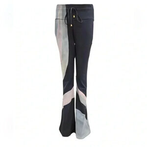 DESIGNING HOLLYWOOD X MADISON MAISON BLACK PAINTED FLARE YOGA Pants SWEATPANT XS